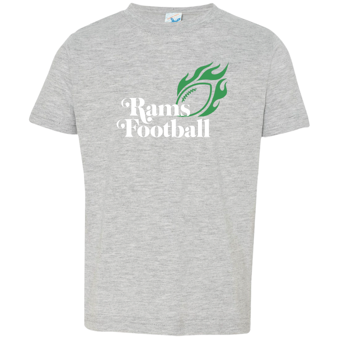 Rams "Fire" Football Toddler Youth Tee