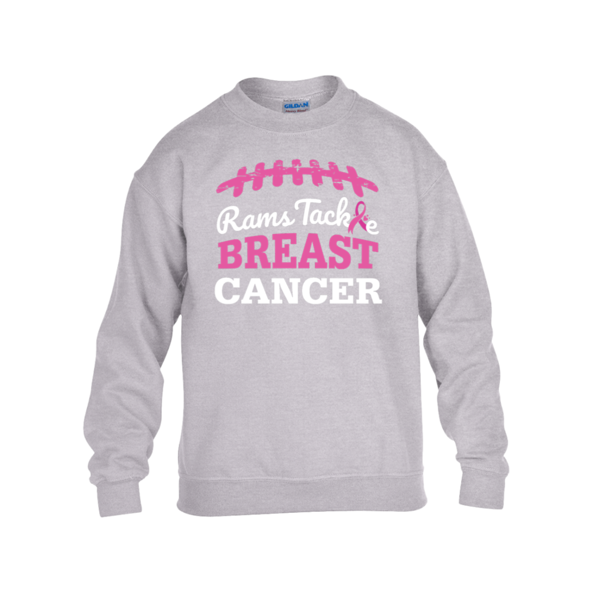 Youth Rams Tackle Breast Cancer Crew