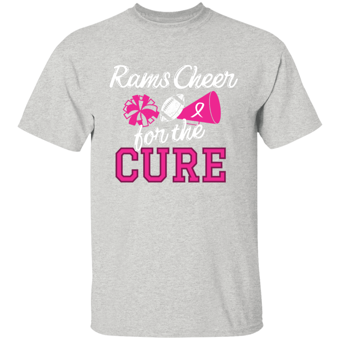 Youth Rams Cheer for the Cure T-Shirt