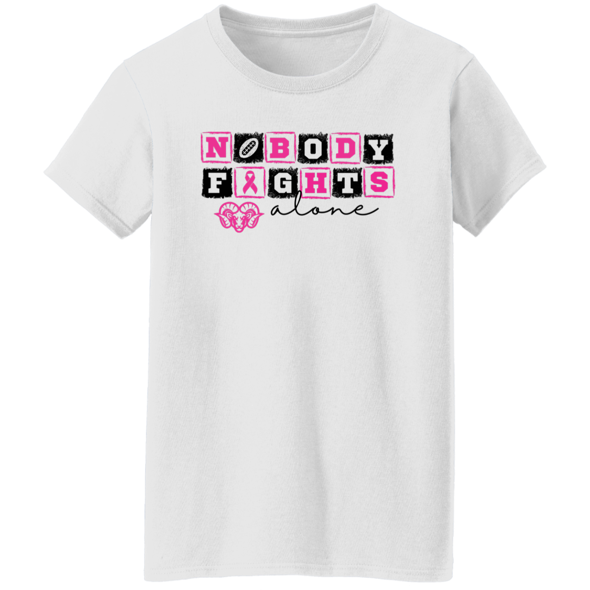 Ladies' Nobody Fights Alone T-Shirt