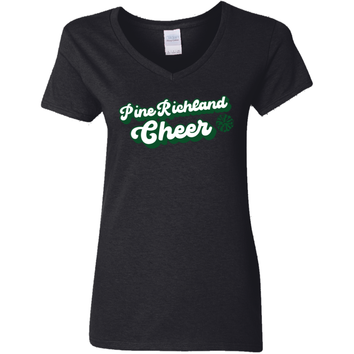 PR Cheer "Groovy" Ladies' V-Neck Tee
