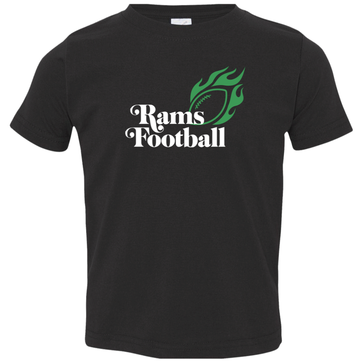 Rams "Fire" Football Toddler Youth Tee