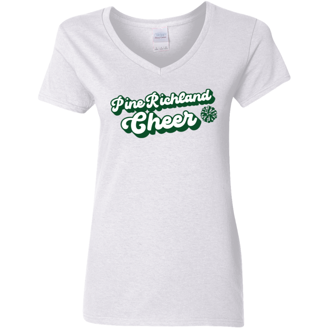 PR Cheer "Groovy" Ladies' V-Neck Tee