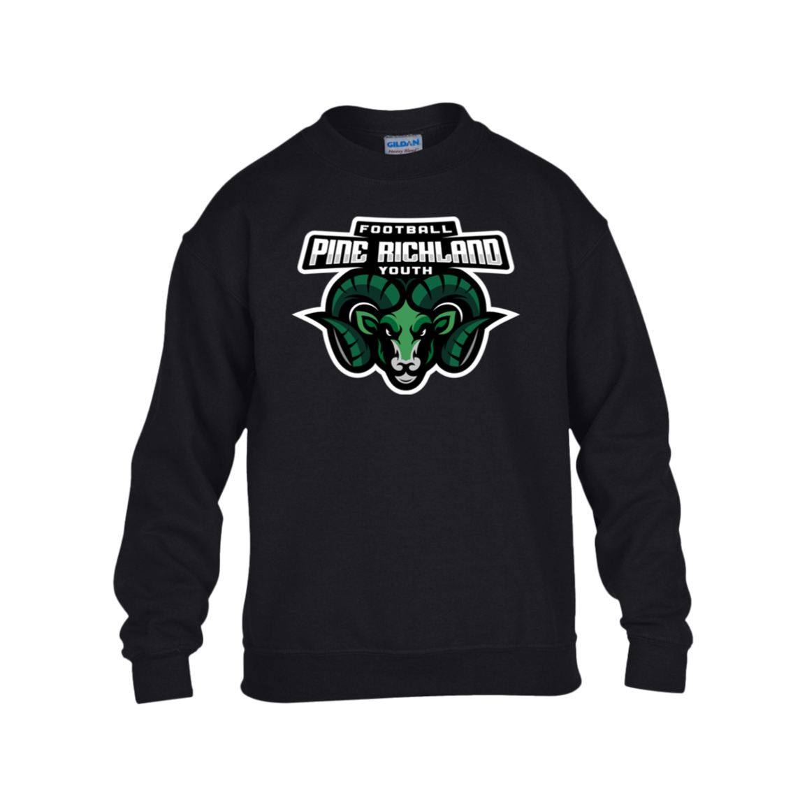 PR Football Official Logo Youth Fleece Crew