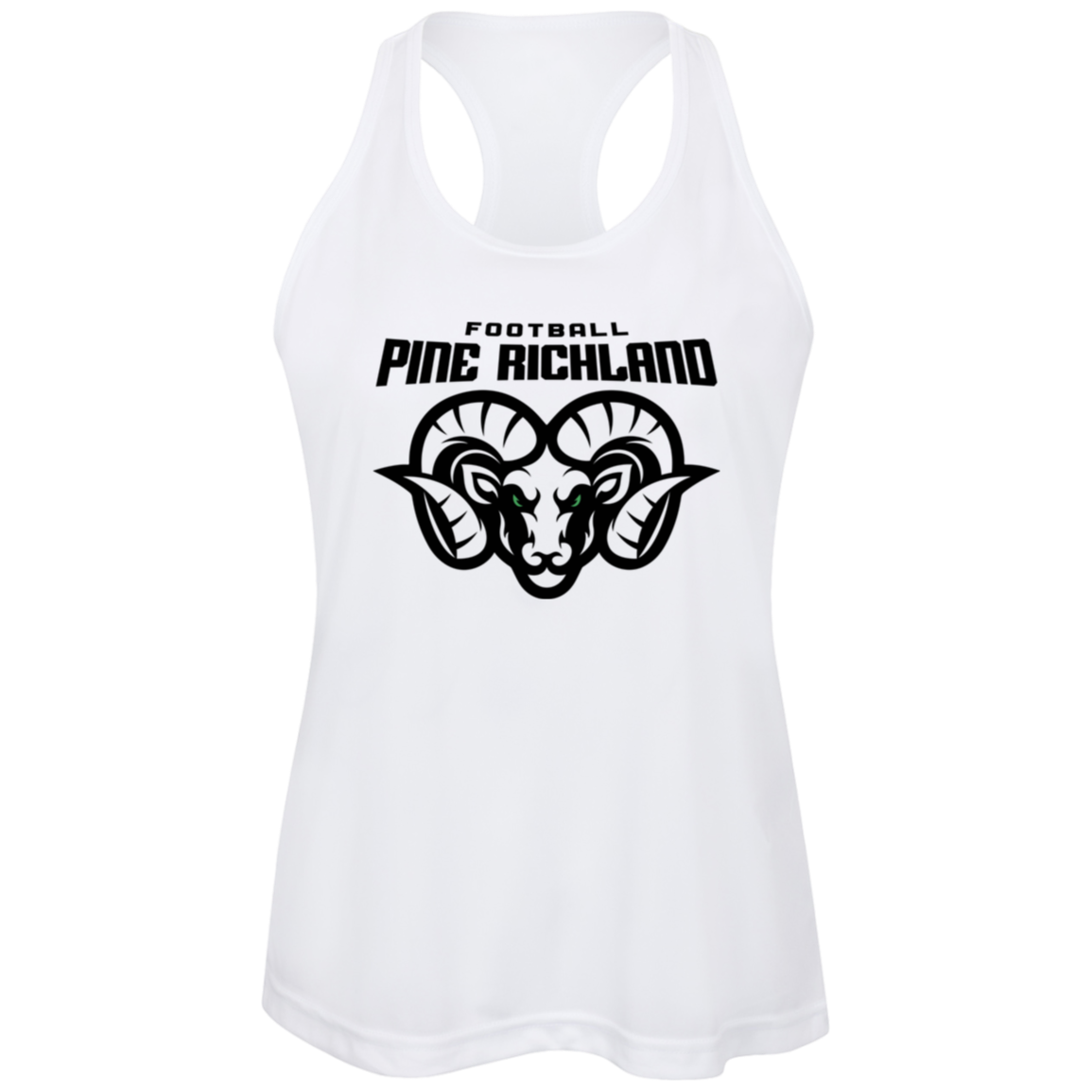 PR Football Logo Ladies' Racerback Tank