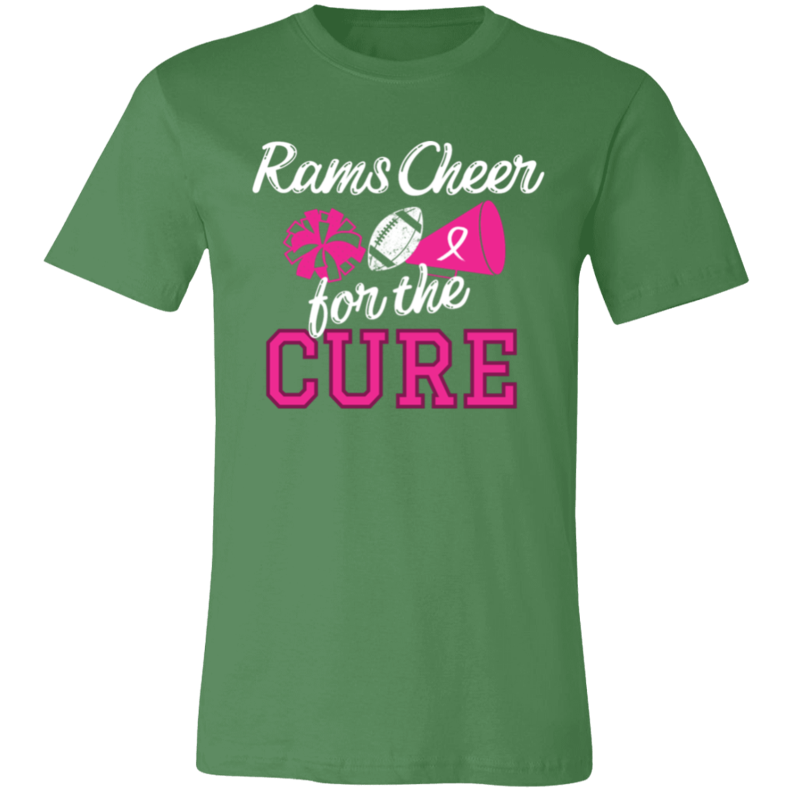Mens Rams Cheer for the Cure T-Shirt