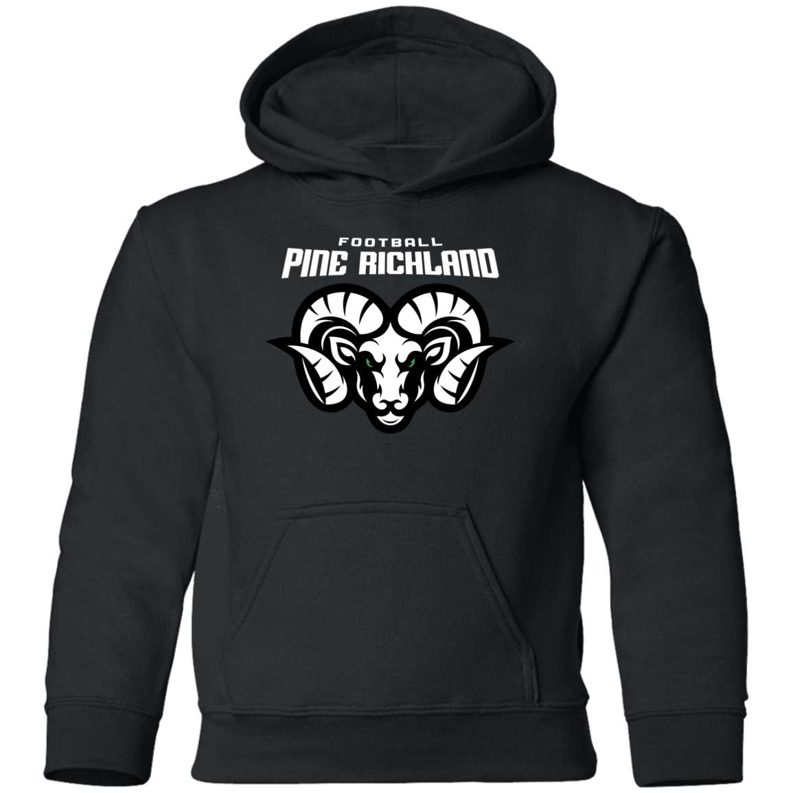 PR Football Logo Youth Pullover Hoodie