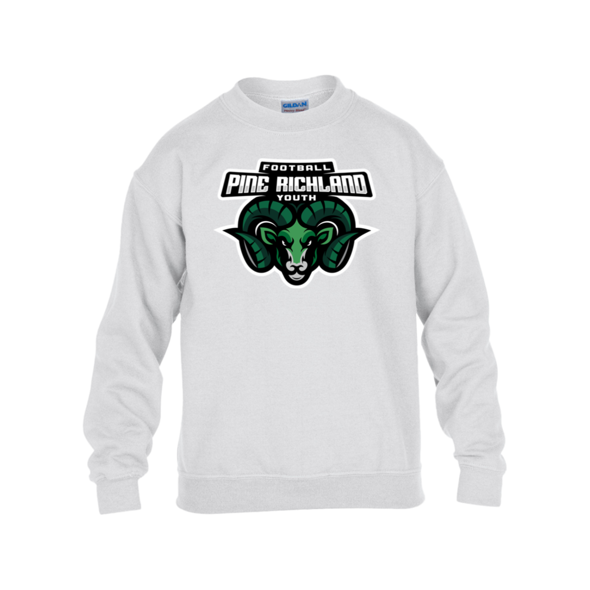 PR Football Official Logo Youth Fleece Crew