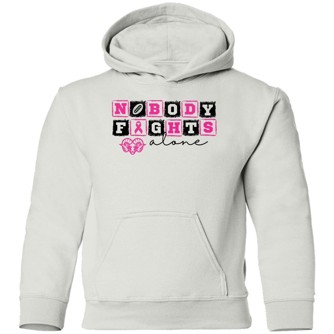 Youth Nobody Fights Alone Hoodie