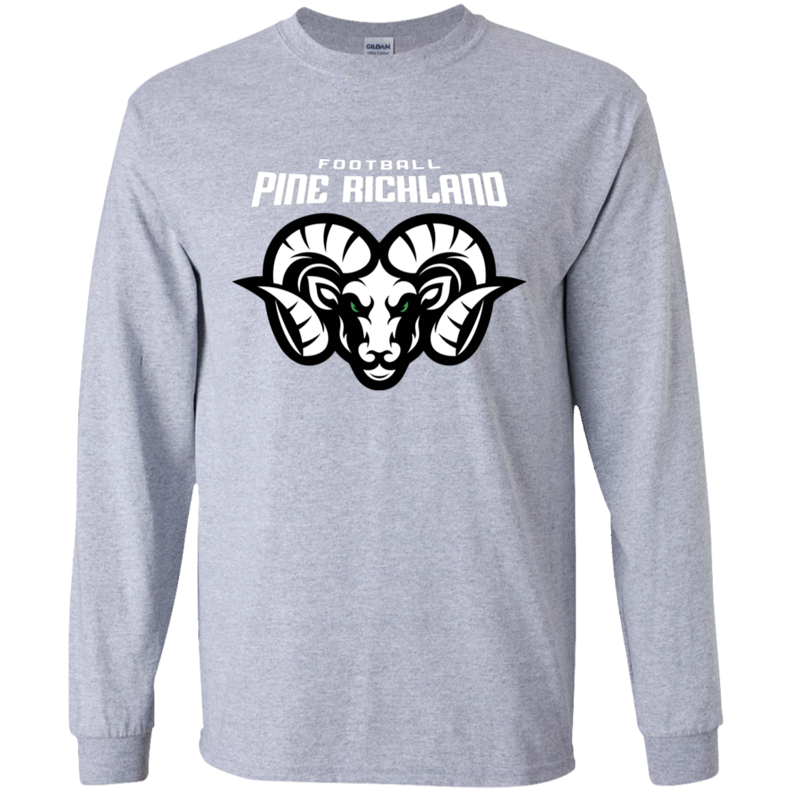 PR Football Logo Youth LS Tee