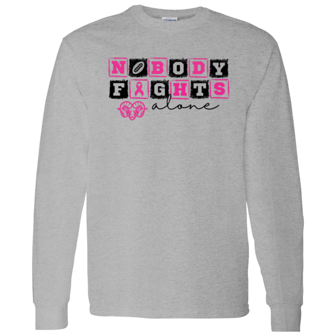 Men's Nobody Fights Alone LS Shirt