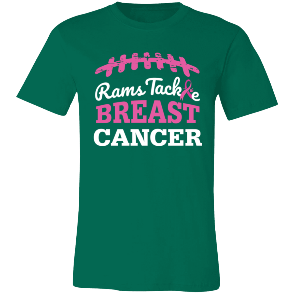 Mens Rams Tackle Breast Cancer T-Shirt