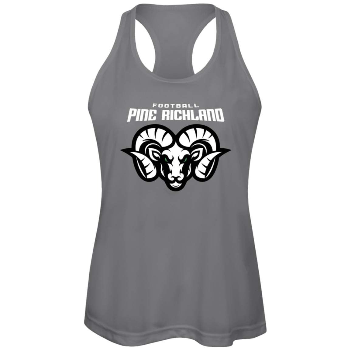 PR Football Logo Ladies' Racerback Tank