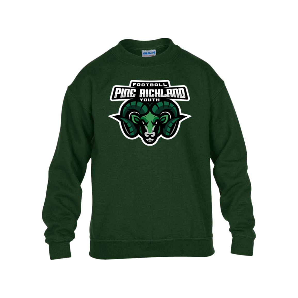 PR Football Official Logo Youth Fleece Crew