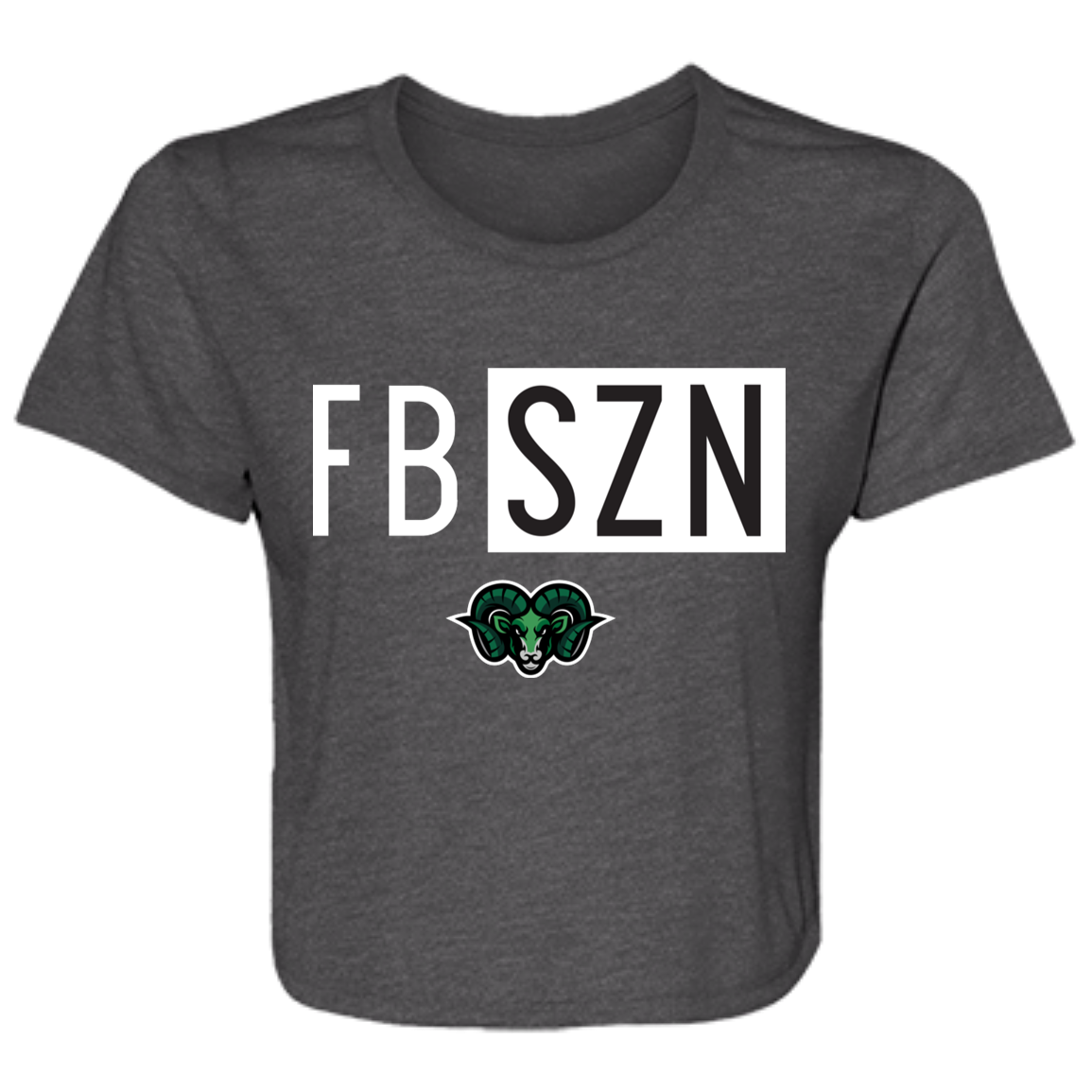 FB SZN Ladies' Flowy Cropped Tee