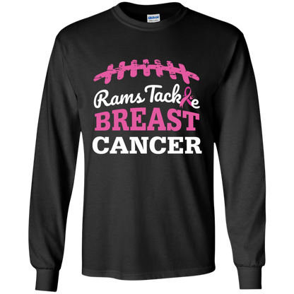 Youth Rams Tackle Breast Cancer LS Shirt