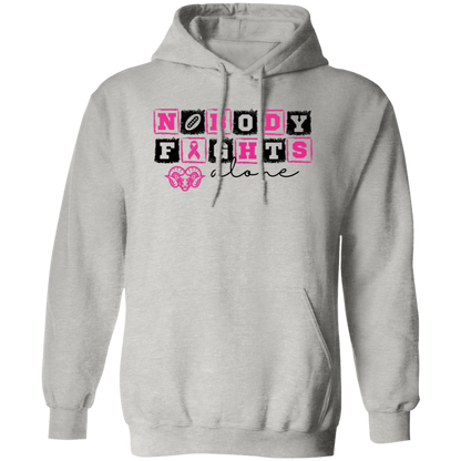 Mens Nobody Fights Alone Hoodie