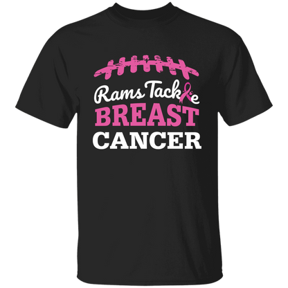 Youth Rams Tackle Breast Cancer T-Shirt
