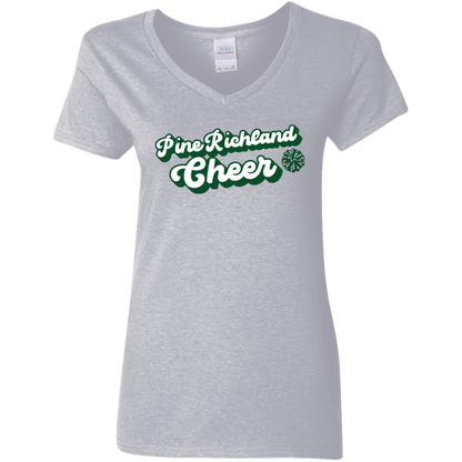 PR Cheer "Groovy" Ladies' V-Neck Tee