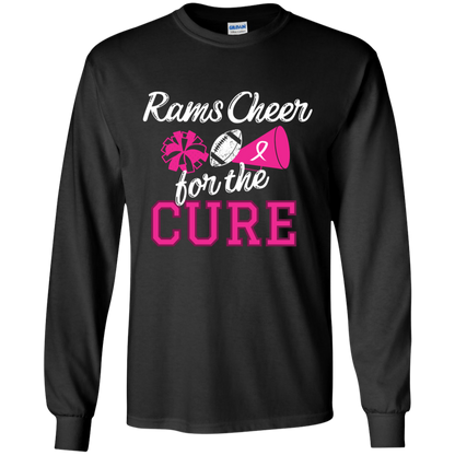 Youth Rams Cheer for the Cure LS Shirt