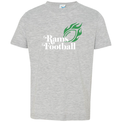 Rams "Fire" Football Toddler Youth Tee
