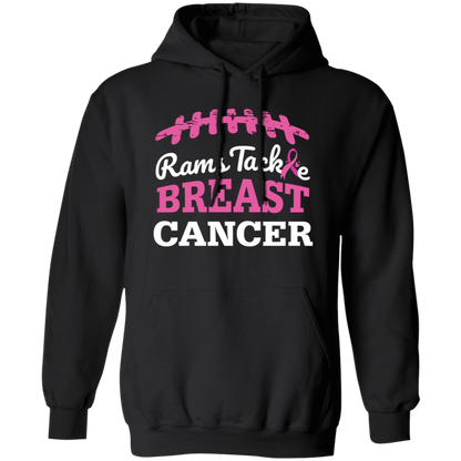 Mens Rams Tackle Breast Cancer Hoodie
