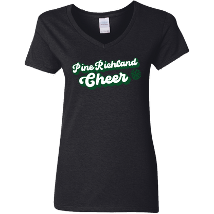 PR Cheer "Groovy" Ladies' V-Neck Tee