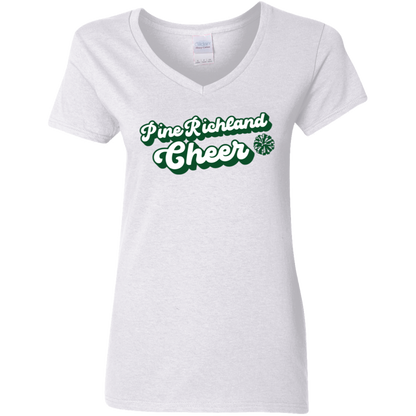 PR Cheer "Groovy" Ladies' V-Neck Tee