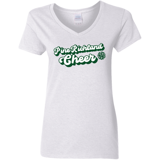 PR Cheer "Groovy" Ladies' V-Neck Tee