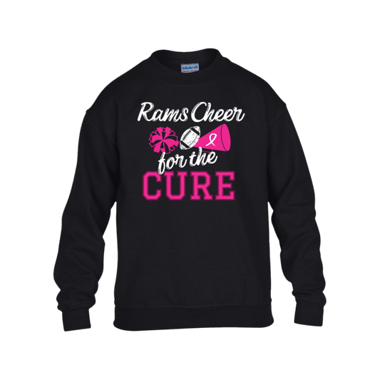 Youth Rams Cheer for the Cure Sweatshirt