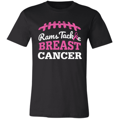 Mens Rams Tackle Breast Cancer T-Shirt