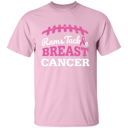 Youth Rams Tackle Breast Cancer T-Shirt