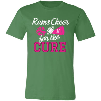 Mens Rams Cheer for the Cure T-Shirt