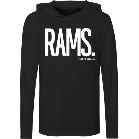 Rams "Bold" Youth Long Sleeve Hooded Tee