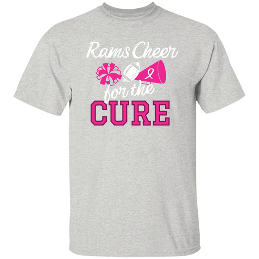 Mens Rams Cheer for the Cure T-Shirt