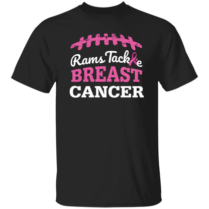 Mens Rams Tackle Breast Cancer T-Shirt