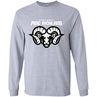 PR Football Logo Youth LS Tee