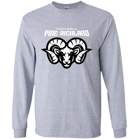 PR Football Logo Youth LS Tee