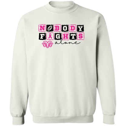 Mens Nobody Fights Alone Sweatshirt