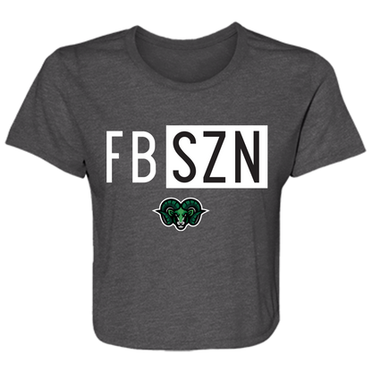 FB SZN Ladies' Flowy Cropped Tee